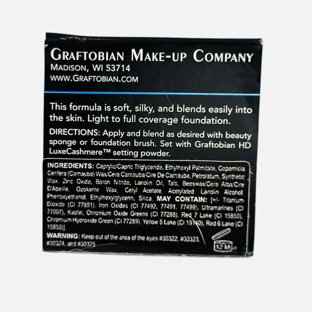 Graftobian HD Glamour Crème Foundation 1/2oz, Midnight Marigold Makeup